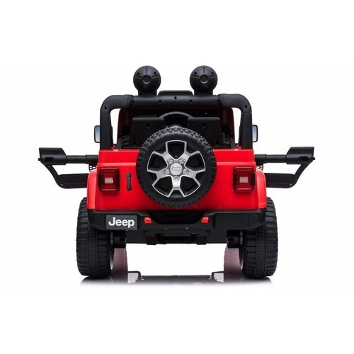 Lean Toys Otro&amp;scaron;ki avto na akumulator Jeep Wrangler Rubicon Rdeča 4x4 lea Slike