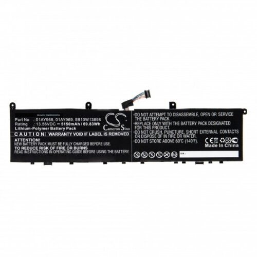  Baterija za Lenovo Thinkpad P1 / X1 Extreme, 5150 mAh Cene