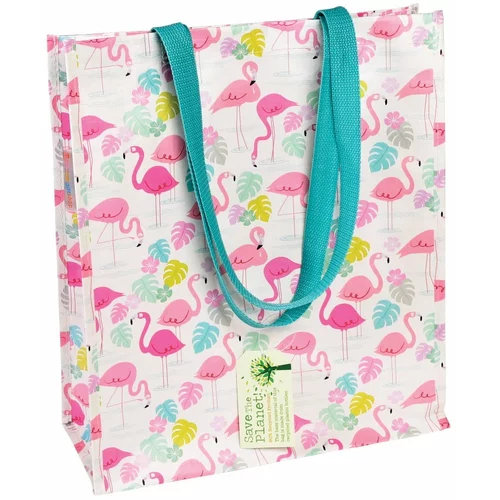 Rex London Nakupovalna vrečka iz recikliranih plastenk Flamingo Bay