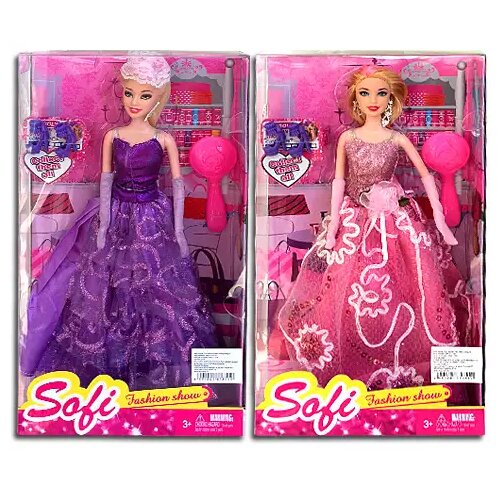 Magic Toys Sofi Modna lutka z glavnikom, v 2 različicah Cene