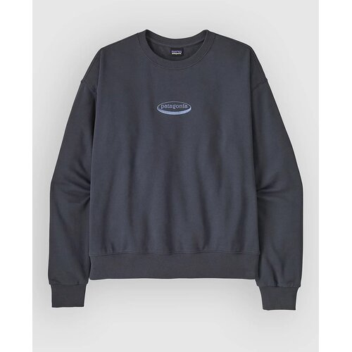 Patagonia 95 Oval Logo Daily Crew Sweater smolder blue Cene