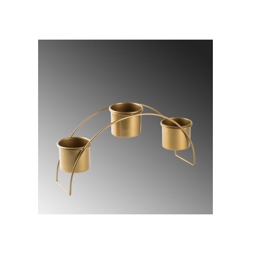 Wallxpert Stolna dekoracija 40x20x10cm, Zlatne boje Slike
