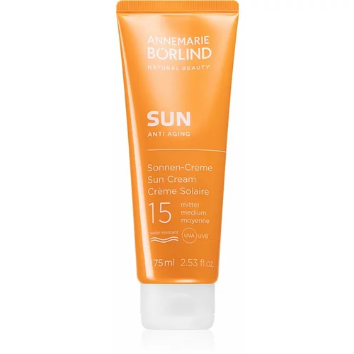 ANNEMARIE BÖRLIND Sun Anti-Aging krema za sončenje proti staranju kože SPF 15 75 ml