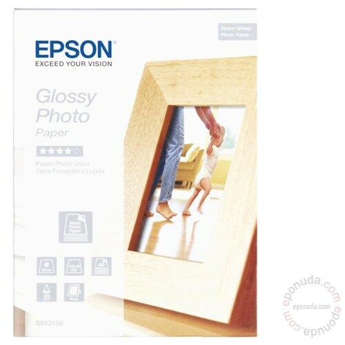 Epson S042156 13x18cm (40 listova) glossy foto papir Slike