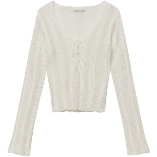 Pull&amp;amp;Bear Pulover ecru Slike