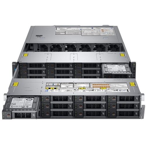 Dell PowerEdge R740XD2 1x Xeon Silver 4210R 10C 4x16GB H730P 12x2TB NLSAS 1100W (1+1) 3yr ProSupport + &amp;scaron;ine (DES09201) server Slike