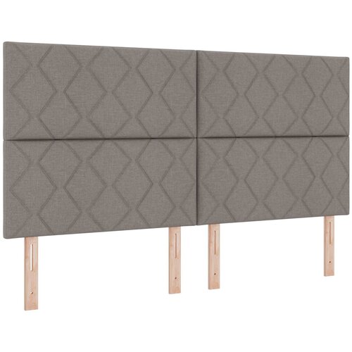  Krevet od pjene s madracem i LED-om Sivosmeđa 180 x 200 cm Slike