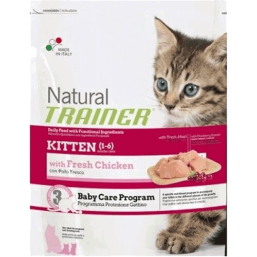 Trainer Hrana za mačiće Natural Kitten, Piletina - 300 g Slike