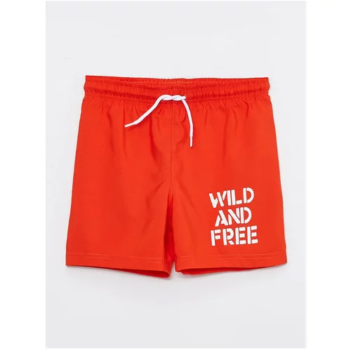 LC Waikiki Shorts - Red - Normal Waist