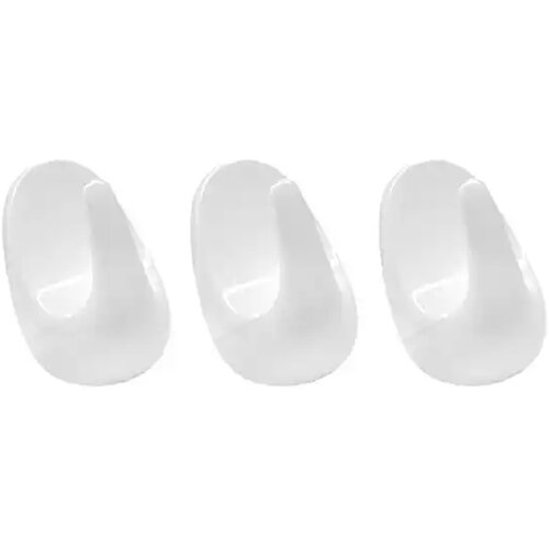 Fackelmann Kukice 3/1 4 cm samoljepljive bijele Tecno Cijene