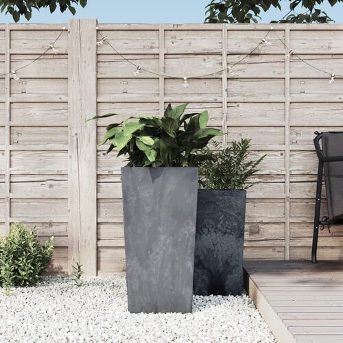 vidaXL Korito z odstranljivo notranjostjo sivo 21/49 L PP beton Cene