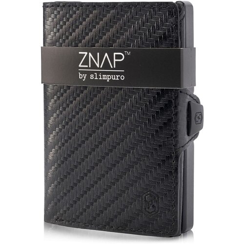 slimpuro ZNAP, tanka denarnica, 8 kartic, predelek za kovance, 8 × 1,5 × 6 cm (Š × V × G), zaščita RFID Cene