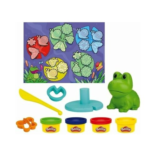 Playdoh Play-Doh Set plastelina i modli Frog N Colours Slike