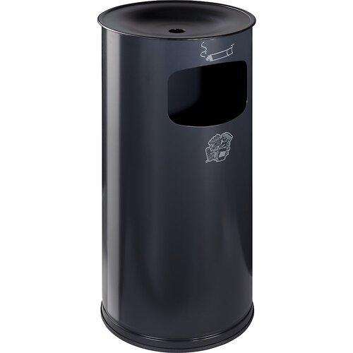 VAR nostni kombinirani pepelnik, jeklena pločevina, prostornina 44 l, VxØ 710 x 355 mm, antracitna Cene