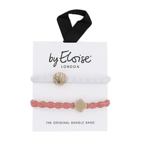By Eloise London Bangle Set Coral Beach elastika za lase Cene