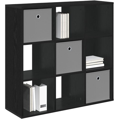  Kreveta s ladicama Crni hrast 88,5 x 29 x 84,5 cm Slike