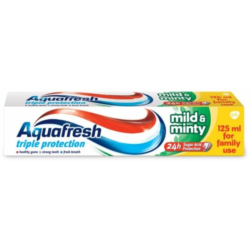 Aquafresh tp mild & minty 125ml a&b gf Slike