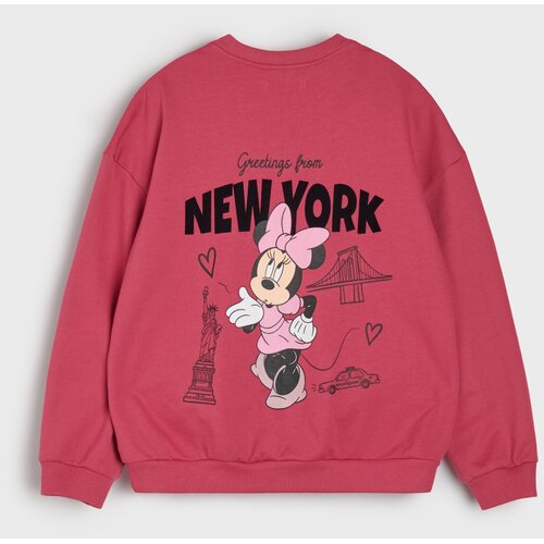 Sinsay Pamučna bomber dukserica s printom Minnie Mouse Slike