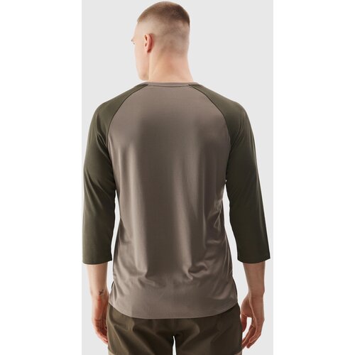 4f Men's cycling T-shirt - brown Cene