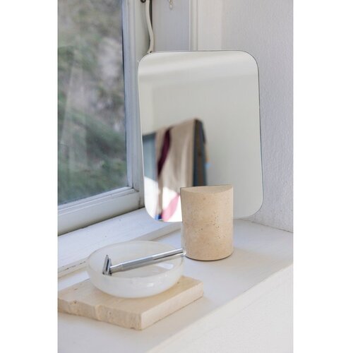 Mette Ditmer Denmark Kozmetično ogledalo 18x30 cm Travertine &amp;ndash; Slike