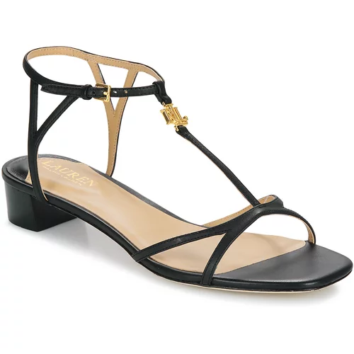 Polo Ralph Lauren Sandali & Odprti čevlji FALLON-SANDALS-FLAT SANDAL Črna