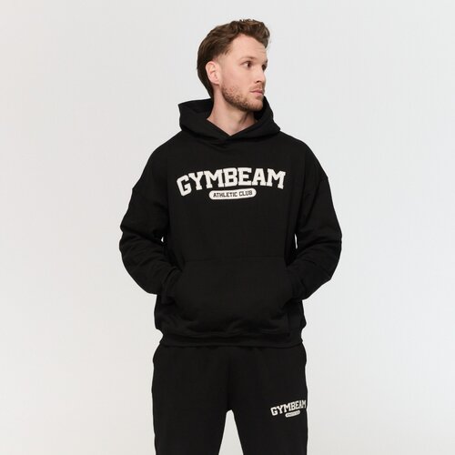 GymBeam Varsity Hoodie Black S Slike