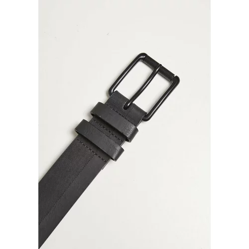 Urban Classics Accessoires Base strap made of imitation leather grey