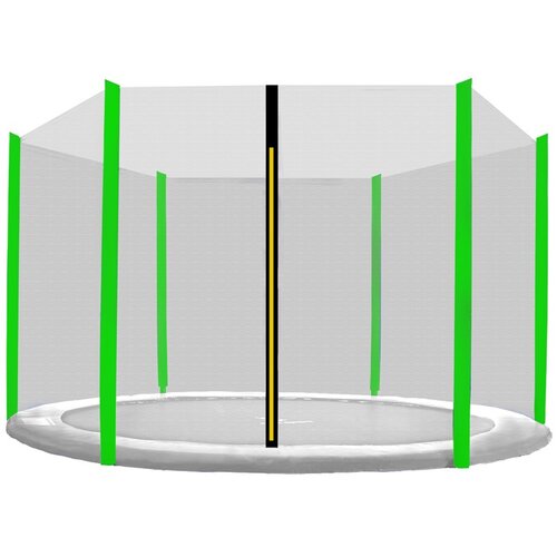 Aga Za&amp;scaron;titna mreža za trampolin ukupnog promjera 250 cm na 6 &amp;scaron;ipki svijetlo zelena AGA MR1508OUT-6LG - crno - svijetlo zelena Slike