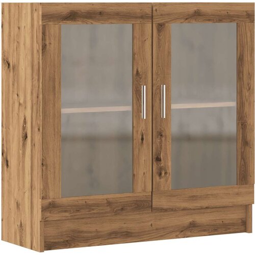 Maison Chic Knjižna omara - Knjižni regal artisan hrast 82,5x30,5x80 cm inženirski les, (21725324) Slike
