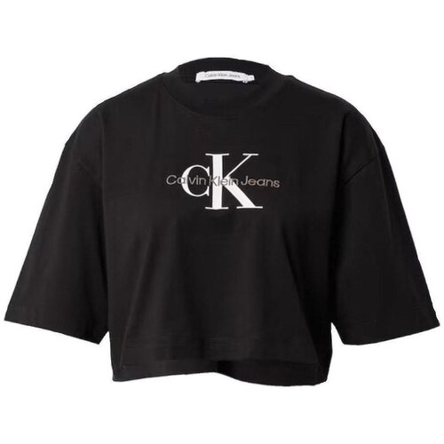 Calvin Klein Jeans Majice s kratkimi rokavi - Črna Slike