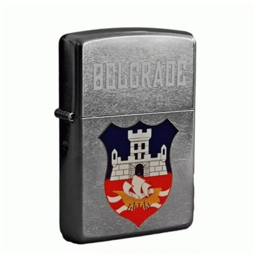 Zippo Upaljač Beograd Grb, Srebrne boje Cene