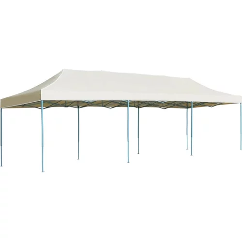  Zložljiv pop-up šotor za zabave 3x9 m krem