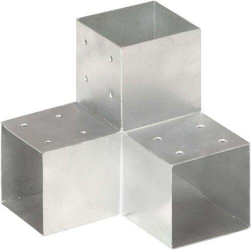 Spojnik za stupove u Y-obliku od pocinčanog metala 101 x 101 mm Slike