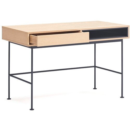 Teulat Pisalna miza z mizno plo&amp;scaron;čo v hrastovem dekorju 60x120 cm Yoko &amp;ndash; Slike