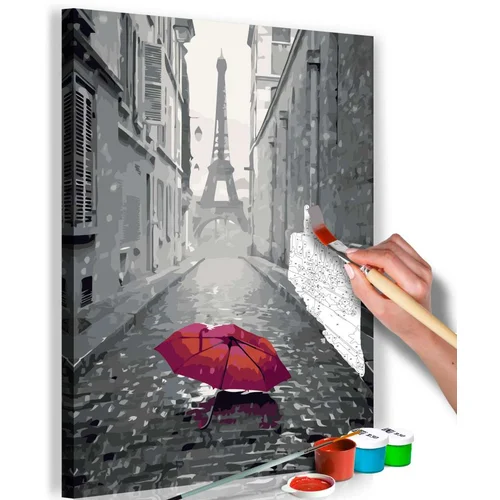  Slika za samostalno slikanje - Paris (Red Umbrella) 40x60