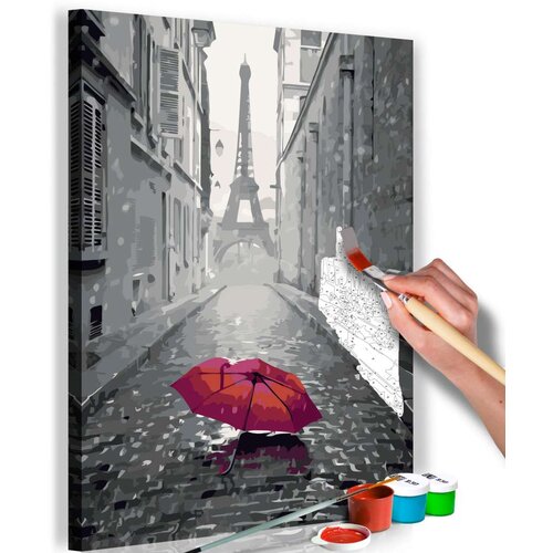  Slika za samostalno slikanje - Paris (Red Umbrella) 40x60 Cene