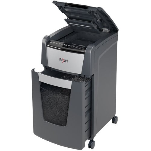  UNI&amp;Scaron;TAVAČ DOKUMENTACIJE 300 (ROČNO 10) LISTOV CROSSCUT OPTIMUM AUTO FEED PLUS 300X REXEL 2020300XEU Slike