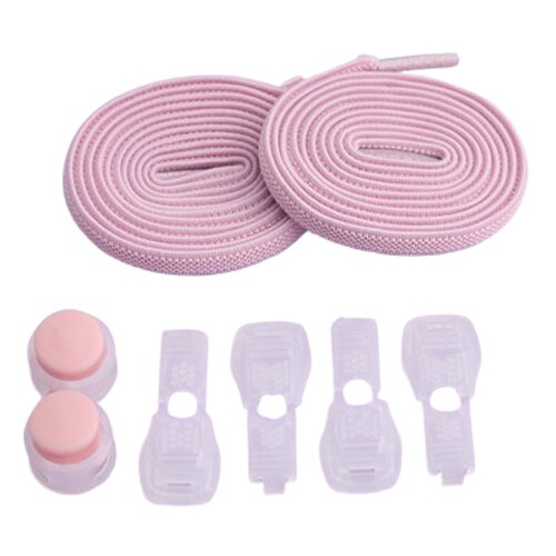 INF Ujemajoče se vezalke s sponkami (2 para) Pink, (21745454) Cene