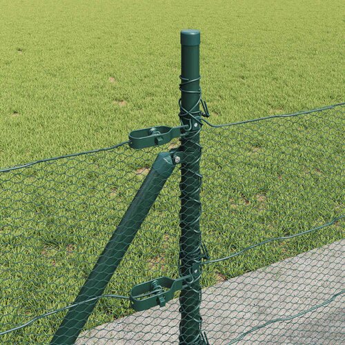  Heksagonalna ograda s betonskom osnovom 10 x 0,4 m Zelena Mreža Slike