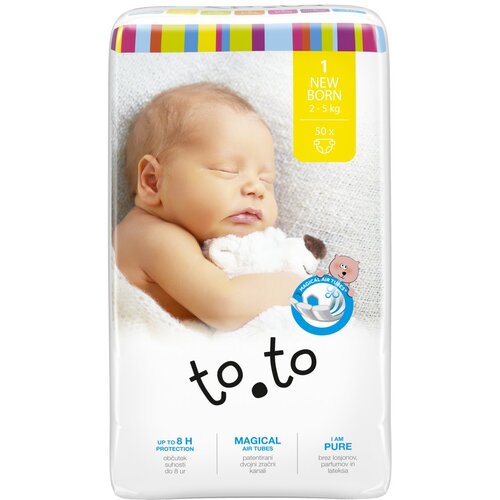 TOSAMA PELENE 1 NEW BORN 2-5 kg 50 kom Slike