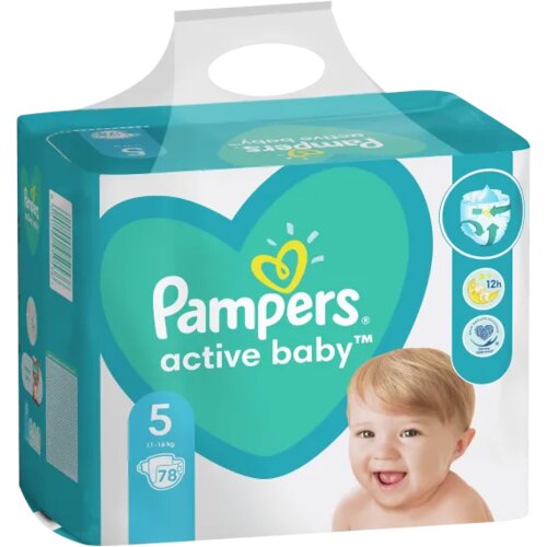Pampers pelene bag 5 junior 11-16kg 78kom Slike