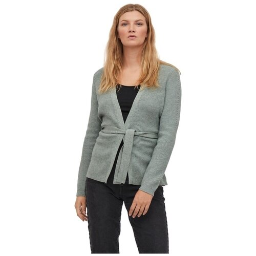 Vila Plašči Ril Cardigan L/S - Laurel Wreath Zelena Cene