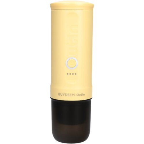 Buydeem Nano Espresso Machine, model OTEM-01, color Mellow Yellow Cene