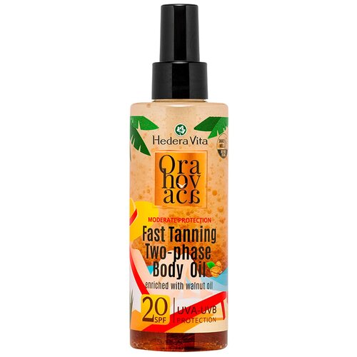 Hedera Vita Orahovača Dvofazno ulje za sunčanje sa orahovim uljem SPF 20, 200ml Cene