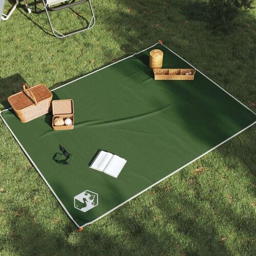  Deka za piknik s klinovima zelena 205 x 155 cm Slike