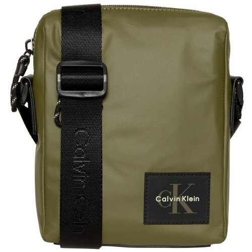 Calvin Klein Jeans Torbe Lv04d3480g Rubberized Reporter Zelena Slike