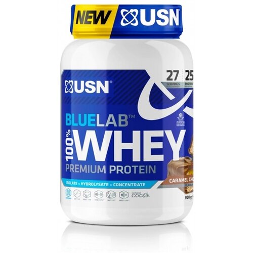 USN Whey protein 100% Blue Lab Čokolada i karamela 2000gr Slike