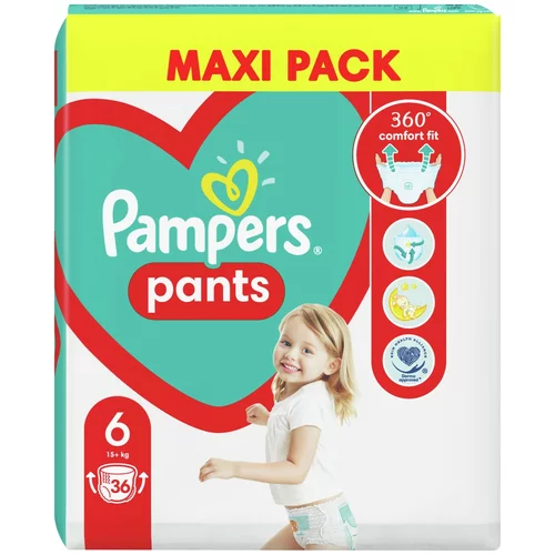 Pampers Baby Pants Size 6 jednokratne pelene-gaćice 14-19 kg 36 kom