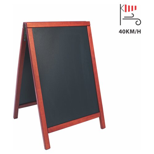  Črna tabla na A stojalu 85 x 55 cm, bordo okvir Slike