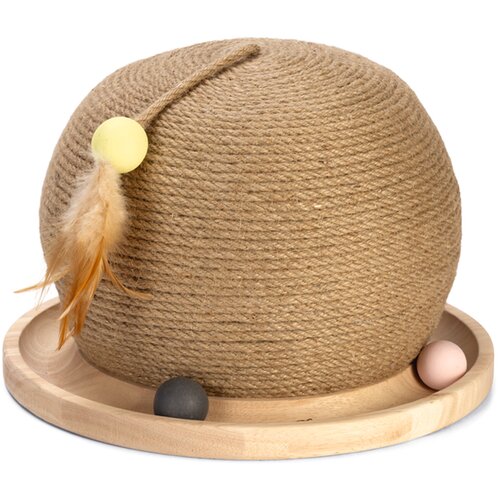 Designed by Lotte drvena lopta za grebanje sa stazom s kuglicama - &amp;Oslash; 29,5 x V 22 cm Slike